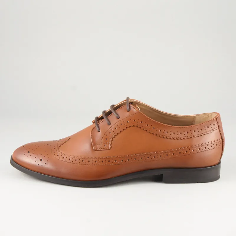 Hudson Crowthorne Brogue Shoes - Tan-4